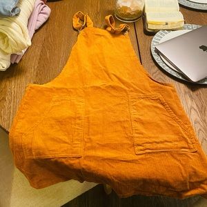cotton on orange jumper dress